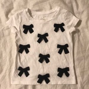 Toddler girls Kate Spade bow T-shirt